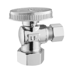 VEVOR 10-Pack Angle Stop Valve, 1/4 Turn Water Shut Off Valves