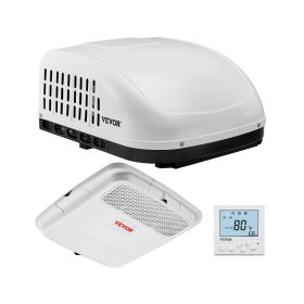 VEVOR RV Air Conditioner, 15000 BTU Non-Ducted Rooftop RV AC Unit, 65 dB Quiet Design, Including Air Distribution Box