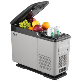 VEVOR Car Refrigerator, 12 Volt Car Armrest Refrigerator Fridge, 15 L Single Zone Portable Freezer, -4-68 F Adjustable Range