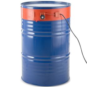 VEVOR Metal Drum Heater, 1200 Watt 5 inch Width, Pail Heating Band for 55 Gallon Barrel, 86-302Fahrenheit Adjustable Thermostat