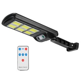 1Pc 450W 300W 200W Solar Powered Motion Sensor Wall Lights Outdoor IP65 Waterproof 3 Modes With Remote Control For Street Front Door Deck (Option: 450W)