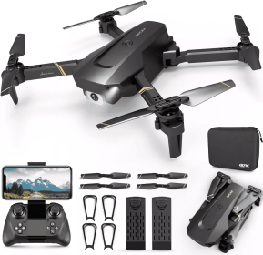 V4 Foldable Mini Drone With Camera 4K 1080P HD Drone ,3 Batteries,Drones For Adults Kids,Remote-controlled Quadcopter,Logistics Is Randomly Sent (Option: 4BATTERIES)