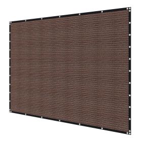 VEVOR 90% Sun Shade Cloth, 10 x 12 ft Pergola Shade Cover with Stainless Steel Grommets, Sun Shades Canopy Privacy Screen with 140 GSM HDPE Mater (Product Area: 120 ft², Color: Brown)
