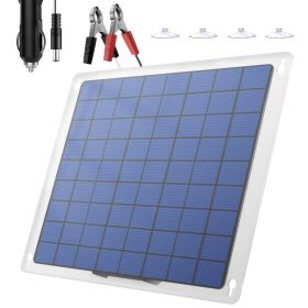 Solar Panel Car Battery Charger Portable Waterproof Power Trickle Battery Charger 12V&car Battery maintainer for Car Boat Marine Motorcycles Truc (W: 5)
