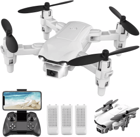 V9 Mini Drone For Kids Adults 720P HD FPV Camera, Foldable RC Quadcopter For Boys Girls With Altitude Hold, Headless Mode,Logistics Is Randomly S (Option: Grey)